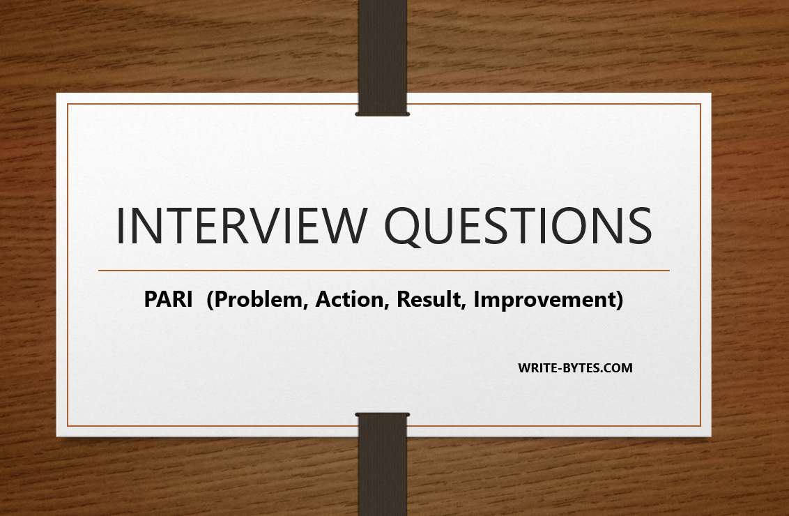 PARI Interview Questions